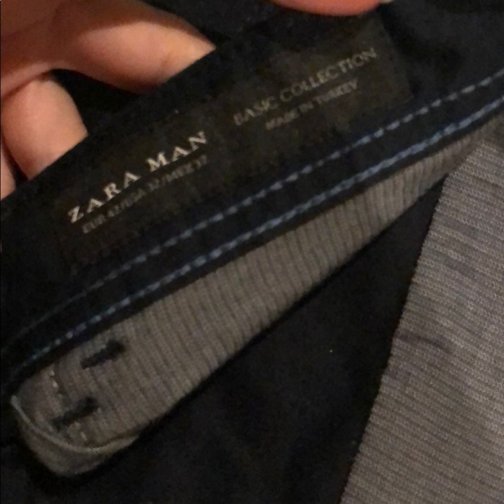 Zara basic dark blue pants - Picture 5 of 5